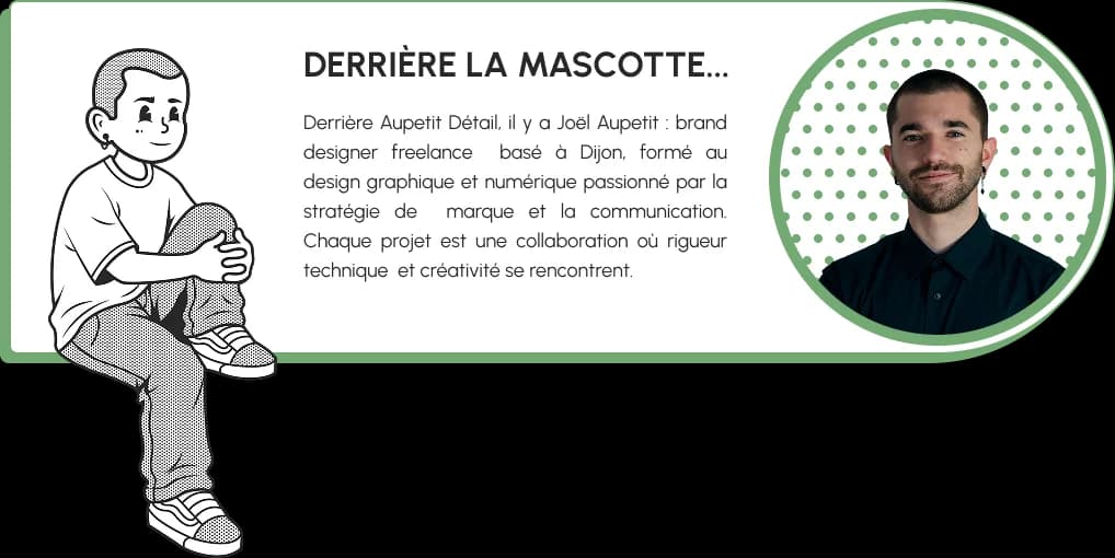 Derrière la mascotte - Joël Aupetit, graphiste et brand designer